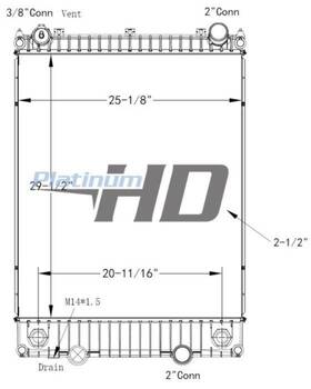 Hdc011314pa International For Mv Radiator 3896105