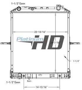 Hdc011232paf Isuzu Npr Radiator Assembly N/a 3891434