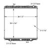 Hdc011230pa Key Aftermarket Freightliner Cascadia Radiator Assembly