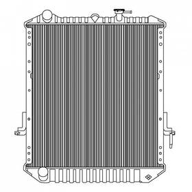 Hdc010047 Keystone Isuzu Npr Radiator Assembly 1861091