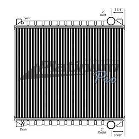 Hdc010071 Keystone Ford Ft900 Radiator Assembly 3402605