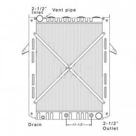Hdc010751 Keystone Volvo Vnl Radiator Assembly 2573515