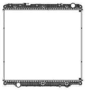 Hdc011226p Keystone Freightliner Cascadia 125 Radiator Assembly 3276342
