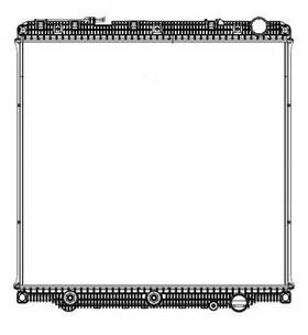 Hdc011229p Keystone Freightliner Cascadia Radiator Assembly 3367412