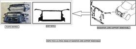 109-51305 Land Rover 15-19 Disco Spt Radiator Core Supp