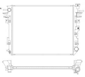 R00006 Map Aluminum Radiator Direct Fit