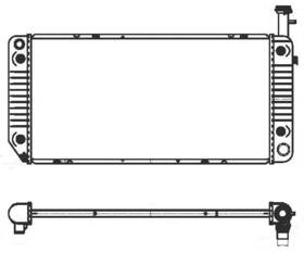 R00008 Map Aluminum Radiator Direct Fit