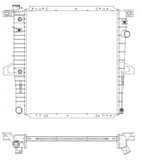 R00016 Map Aluminum Radiator Direct Fit