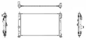 R00019 Map Aluminum Radiator Direct Fit
