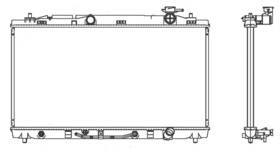 R00032 Map Aluminum Radiator Direct Fit