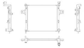 R00033 Map Aluminum Radiator Direct Fit