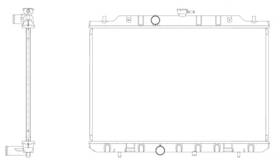 R00034 Map Aluminum Radiator Direct Fit