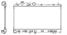 R00039 Map Aluminum Radiator Direct Fit