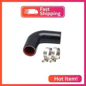 Hose-90-38 Mayspare 90 Degree Elbow Silicone Coupler Hose Id 1.5 Inch 4 102 Mm Leg Leng