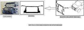 109-51214 Mazda 13-16 Cx-5 Radiator Core Supp
