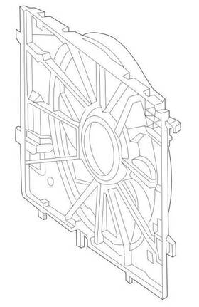 0999063001 Mercedes-benz 19-22 E53 Rad Cond Fan Motor