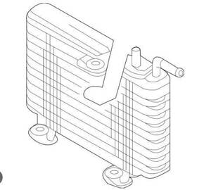 2920a290 Mitsubishi 14 Outlander Trans Oil Cooler Oem
