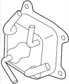 21606-1xe0a Nissan 216061xe0a 11 Quest Trans Oil Cooler Oem