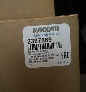 2397569 Paccar Mx13 Oil Cooler New Pn -