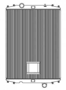 Hdc010172 Peterbilt Kenworth T660 Radiator