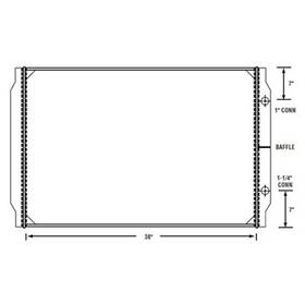 Hdc010056 Platinum Hd 1989-1993 Volvo Wg Copper / Brass Radiator