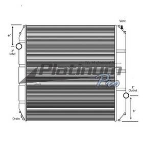 Hdc010110sk Platinum Hd 1996-2001 Ford F750-f850 Series Copper / Brass Radiator