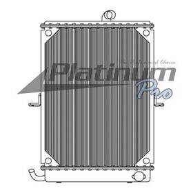 Hdc010197 Platinum Hd 1999-2007 Mack Mr429 Copper / Brass Radiator With Pto Hole