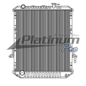 Hdc010367 Platinum Hd 2004-2005 Isuzu Npr Copper / Brass Radiator With Framework Oil Cooler On