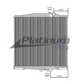Hdc010665p Platinum Hd 1996-2005 Volvo Cooling Module Vn-vnm Radiator Charge Air Cooler Condenser