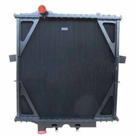 Hdc010832 Platinum Hd 2003-2007 Peterbilt 357 Copper / Brass Radiator 4 Row High Efficiency Core