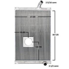Hdc010849p Platinum Hd 2007-2010 Mack Mru Radiator Without Framework Oil Cooler