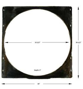 Hdc010975 Platinum Hd Peterbilt 386 Radiator Shroud N/a 3346928