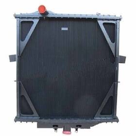 Hdc011073 Platinum Hd 2002-2005 Peterbilt 387 Series Copper / Brass Radiator 3 Row High Efficiency