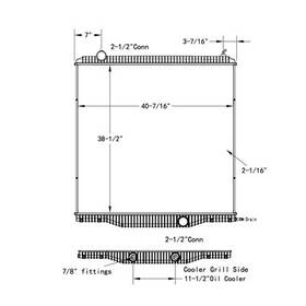 Hdc011149pa Platinum Hd 2010-2015 International Prostar / Caterpillar Ct660/c64 Plastic Aluminum