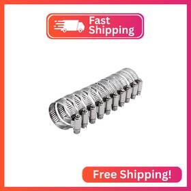 37109178597535 Roadformer 2.25 Inch Worm Gear Hose Clamp - Sae 36 Size Full Stainless Steel With 1