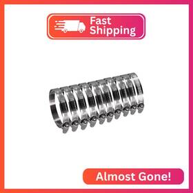 37109178925215 Roadformer 4 Inch Worm Gear Hose Clamp - Sae 64 Size Full Stainless Steel With 1/2