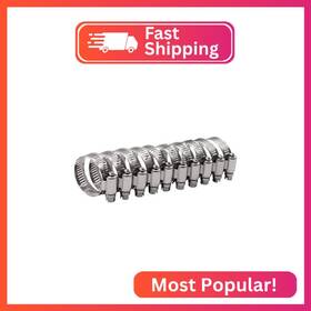 Rcf24ss Roadformer 1.5 Inch Worm Gear Hose Clamp - Sae 24 Size Full Stainless Steel With 1/
