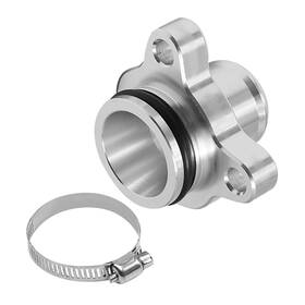 Fnqhmy359 Saihisday Aluminum Water Hose Fitting With Clamp Engine Silver