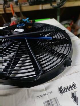 Sum-381122 Summit 16 Inch Straight Blade Fan 225 W