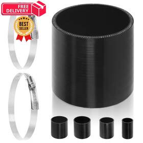 S4775 Swpeet 1pcs 4 Inch - 102mm 4-ply Reinforced Straight Black