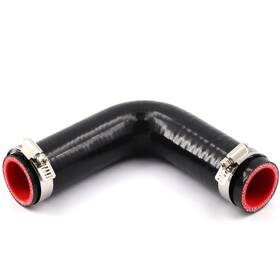 Taukealugs Yhgfdhs0855-z 90 Degree Elbow Coupler Silicone Hose Rubber Pipre 1 1/4 1.25 Inch Black