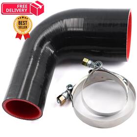 Yhgfdhs0949-z Taukealugs Silicone Hose 2 To 3 Inch Elbow Coupler 90 Degree 4 Ply 2.0-3.0 Black