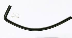Tmoracsidsp 746566563855 5/8 Inch Id 5 X25 90 Degree Ls Swap Heater Hose 2 Clamps For Ls1 Lsx Ls2 Black