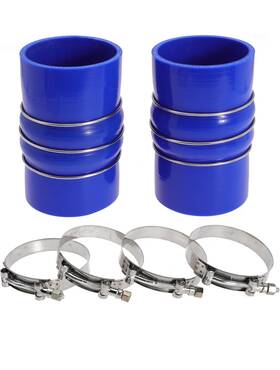 Trcac20550690 Torque 2 Pack Of Silicone Blue Hump Hose Charge Air Cooler 3 1/2 Inch X 6 3/8