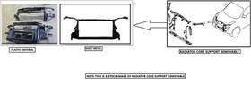 109-51271 Toyota 14-19 Corolla Radiator Core Supp
