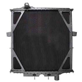 Pt-013-ss Tphd 3 Row Copper Brass Radiator With Frame For Peterbilt 377 378 And 379