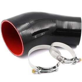 Cux1003a Tuolauthon 45 Degree 3 To 4 Inch 76-102mm Silicone Reducer Id3-4