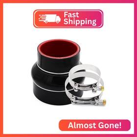 Tuolauthon Whs0895r3z High Performance Straight Silicone Hump Coupler Reducer Id 3 To 4 Inch 4-ply Rei