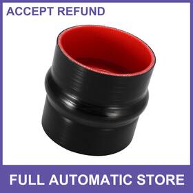 Uauto1 731618752097 One 102mm 4.02 Inch Id Car Straight Silicone Hose Coupler Intercooler Tube Black