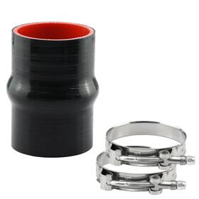 Ucreative 606825175475 Reinforced Silicone Straight Hump Coupler High 2.5 Inch 63mm Black